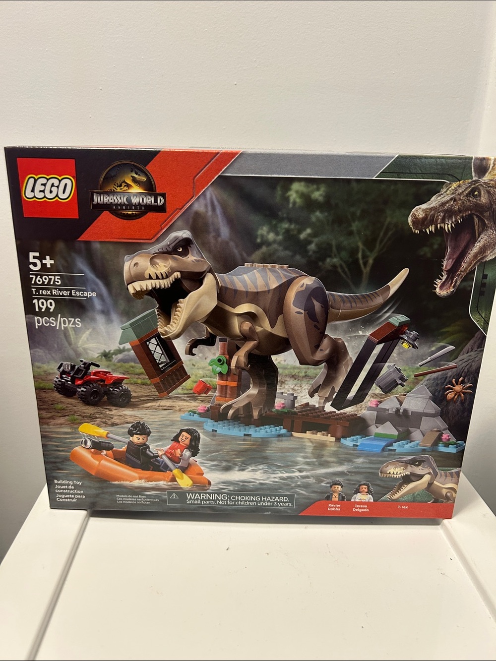 LEGO Jurassic World Brown and Tan T. rex River Escape Set